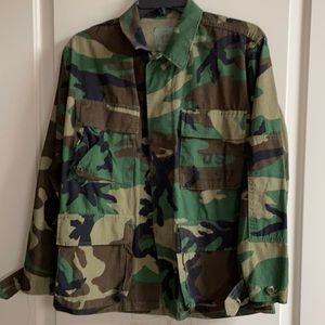 Authentic Army camouflage jacket